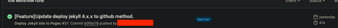 jekyll deploy 4.x